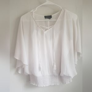 Womens White Blouse